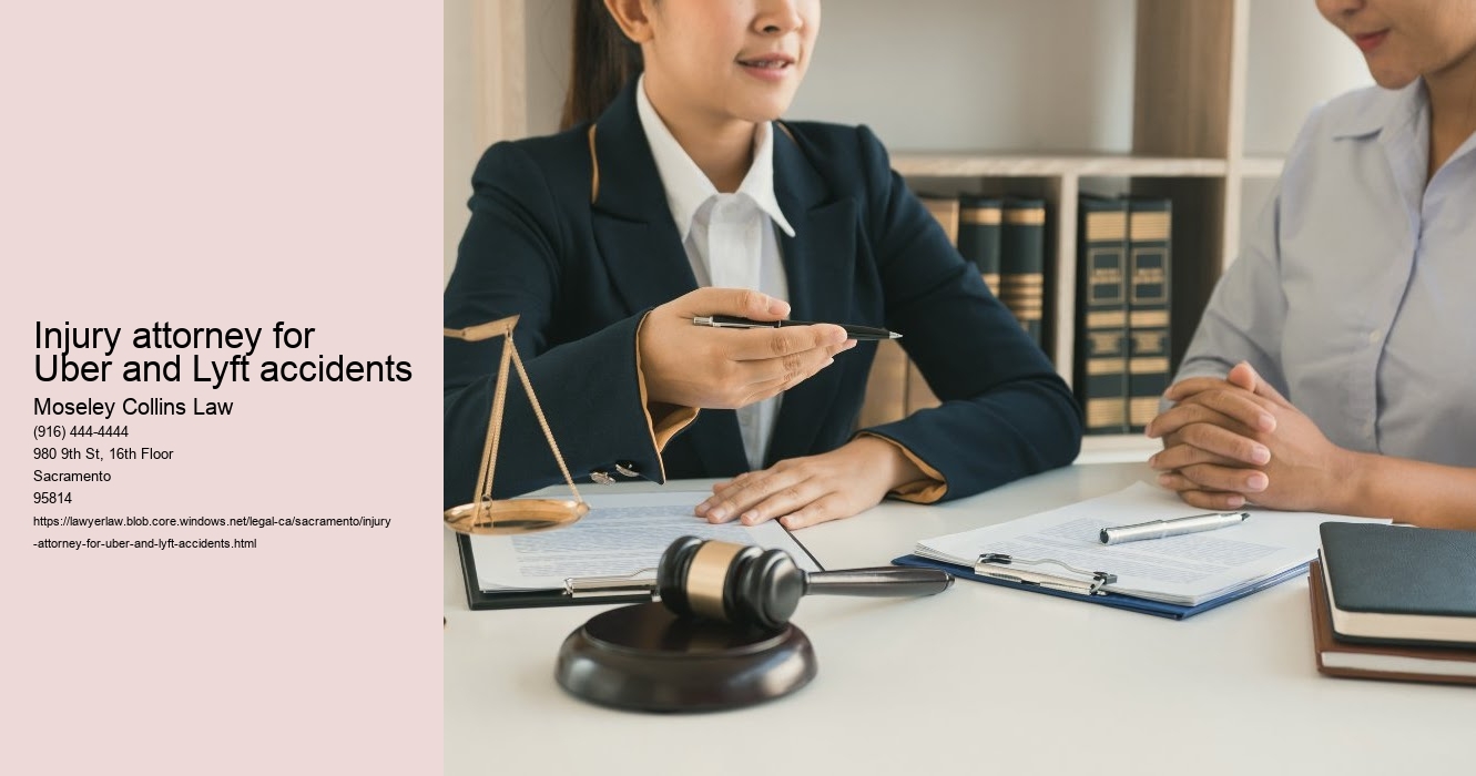 Injury attorney for Uber and Lyft accidents